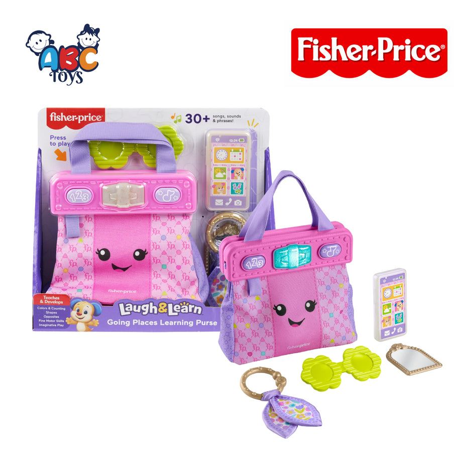 Fisher Price HTW89 Laugh & Learn Going Places Learning Purse, Ages 6m - 36m (Damage Box)