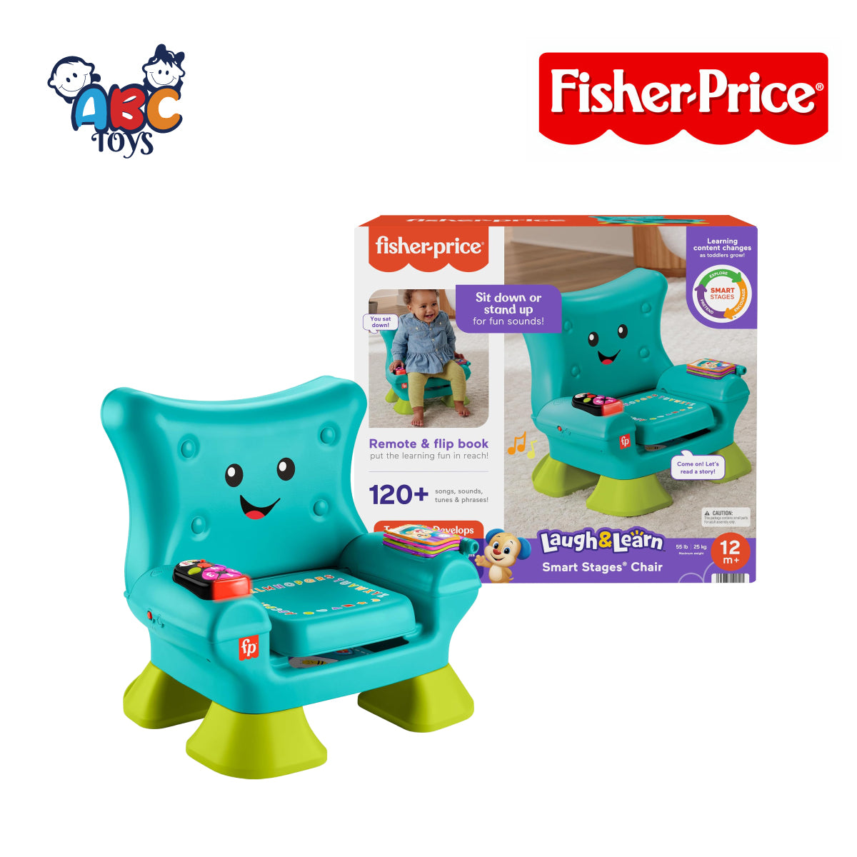 Fisher Price HTW90 Laugh & Learn Smart Stages Chair, Ages 12m+