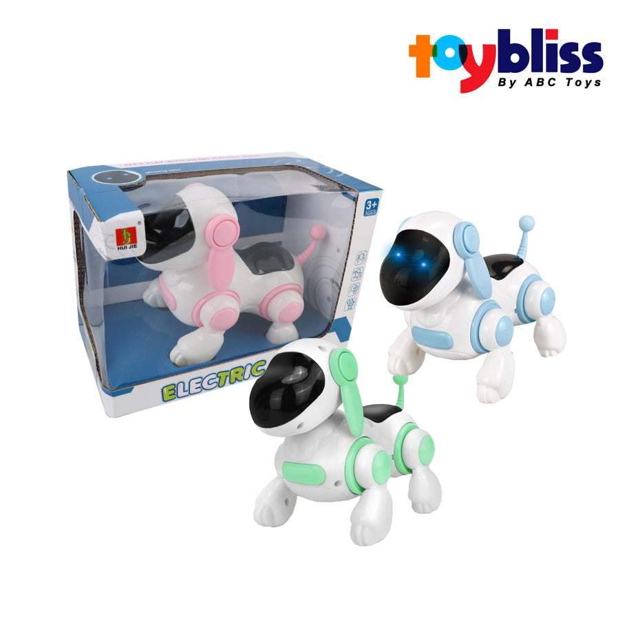 Toybliss HUI JIE Electric Robotic Dog with Lights & Sound (111-3A), Ages 3+