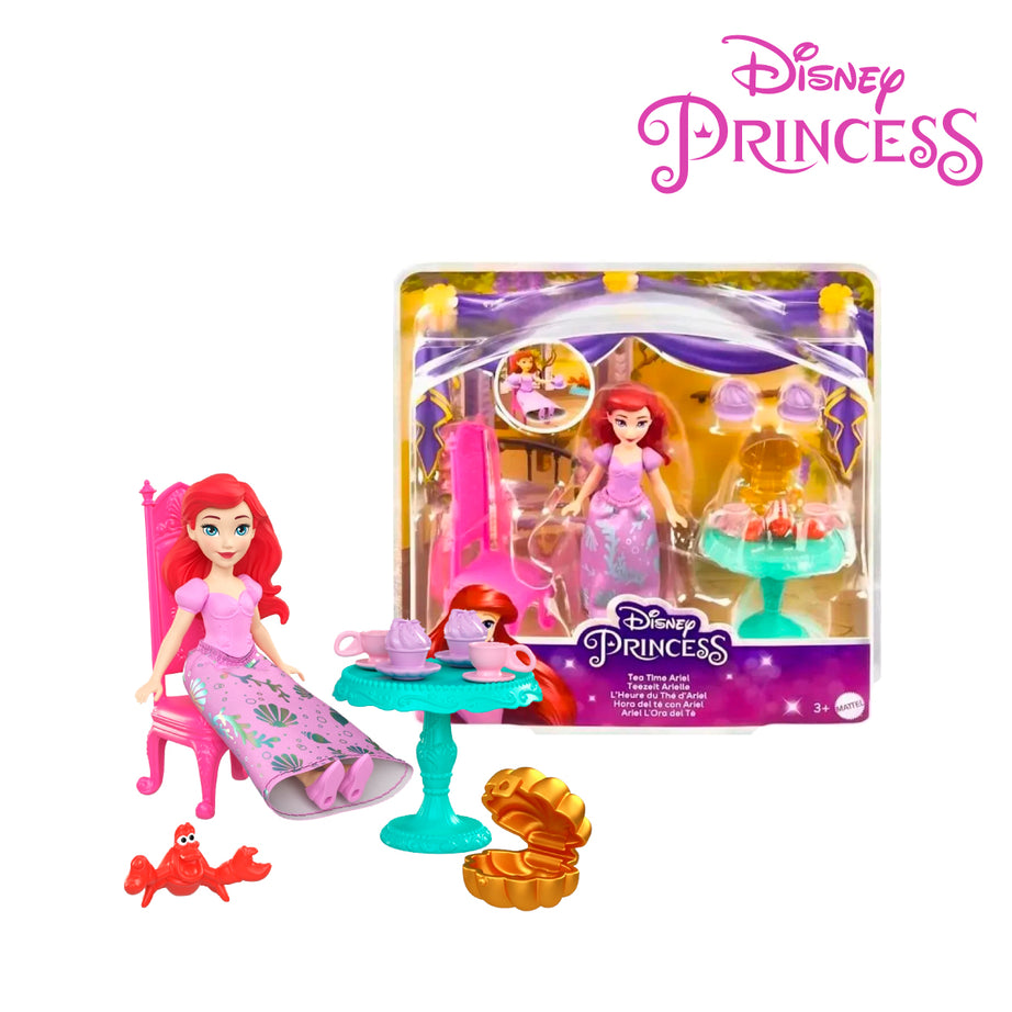Disney Princess HWG98 Ariel Compact Doll Set, Ages 3+