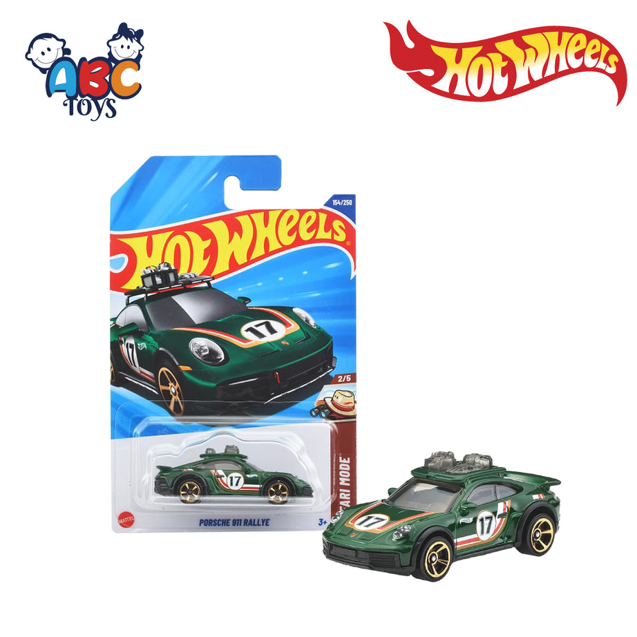 HOT WHEELS HYW87 Porsche 911 Rally Long Card, Ages 3+