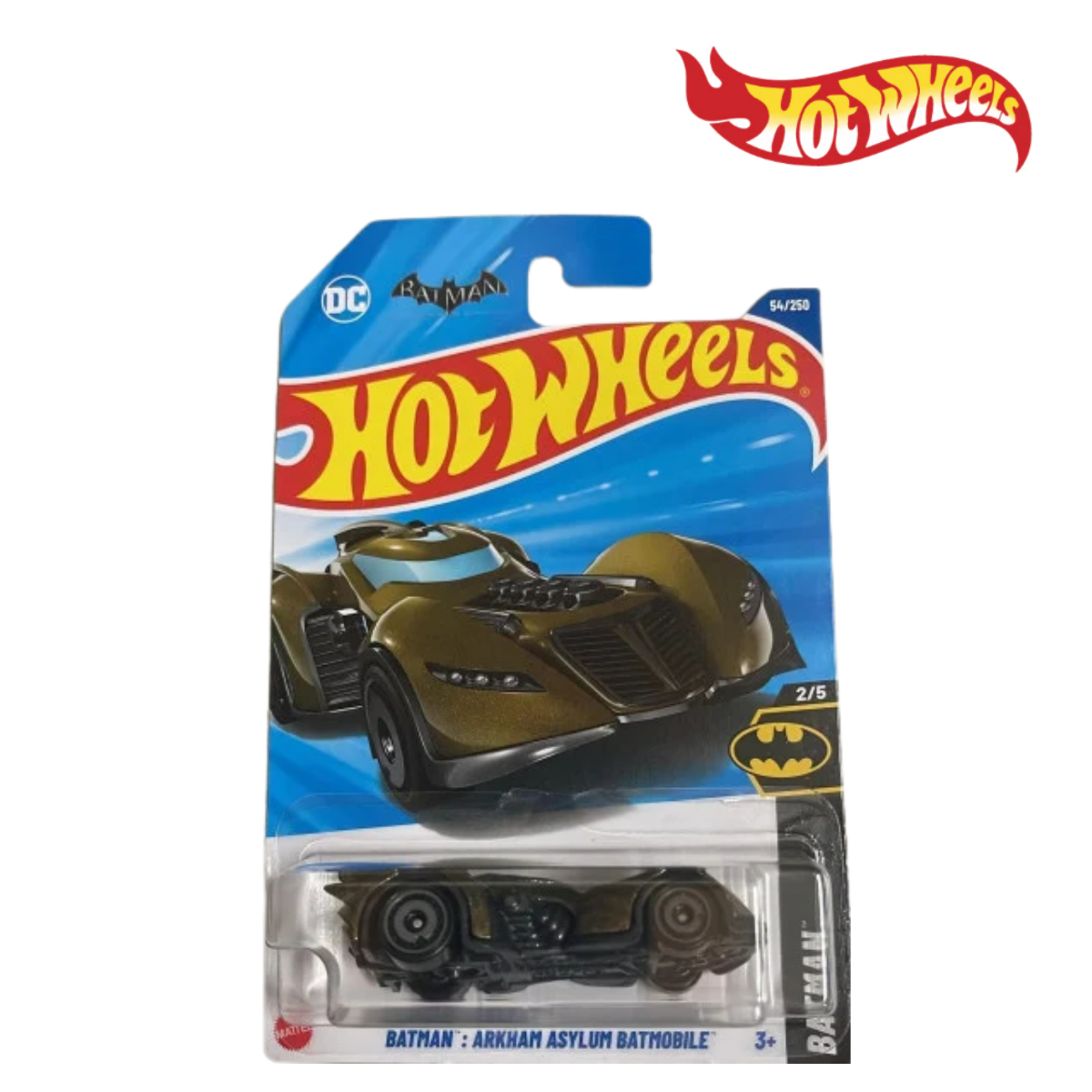 Hot Wheels HYX04 Batman: Arkham Asylum Batmobile Let’S Race, Ages 3+