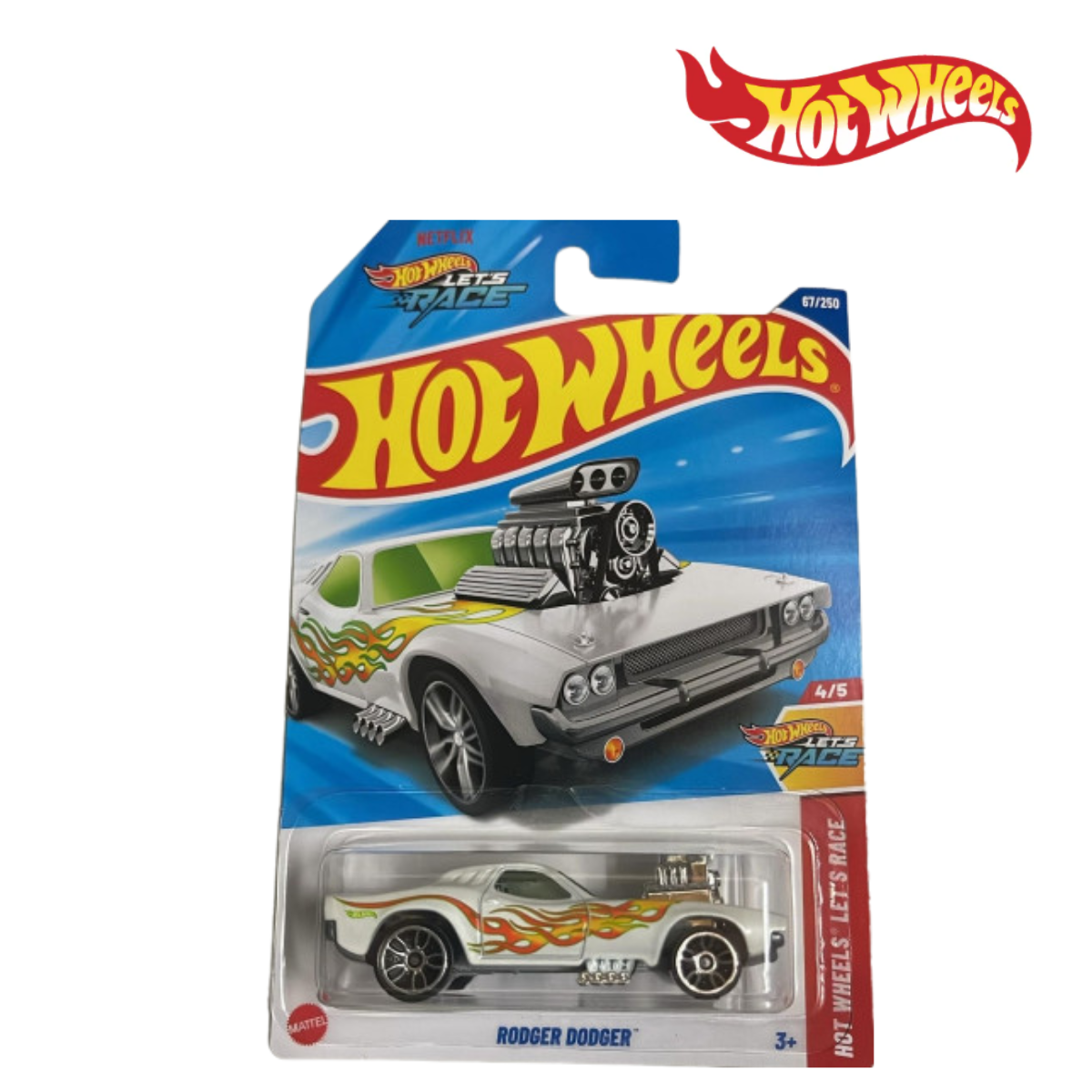 Hot Wheels HYX12 Rodger Dodger Let’S Race, Ages 3+