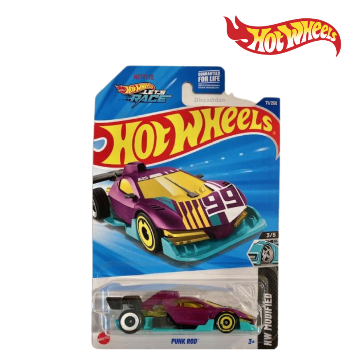 Hot Wheels HYX16 Punk Rod Let’S Race, Ages 3+