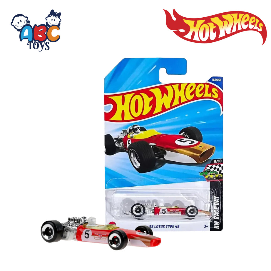 Hot Wheels HYX18 ’68 Lotus Type 49 Long Card, Ages 3+