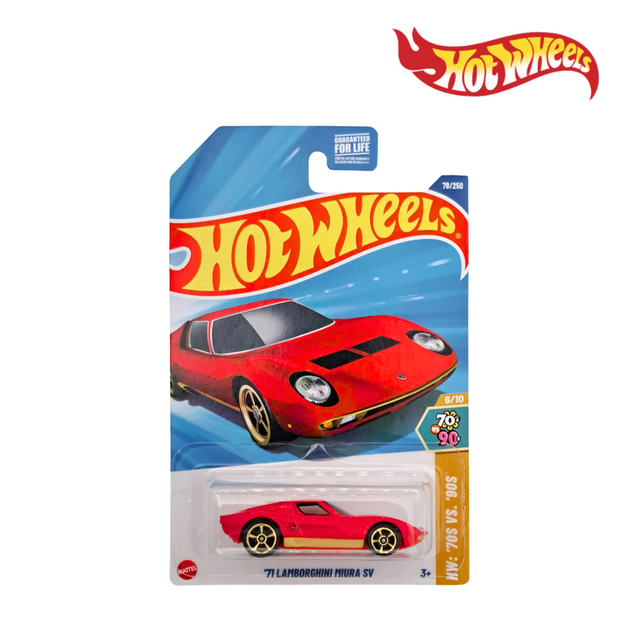 Hot Wheels HYX22 Lamborghini Miura SV Long Card