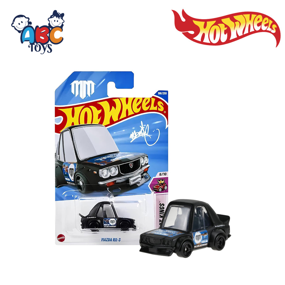 Hot Wheels HYX24 ’71 Mazda RX-3 Long Card, Ages 3+