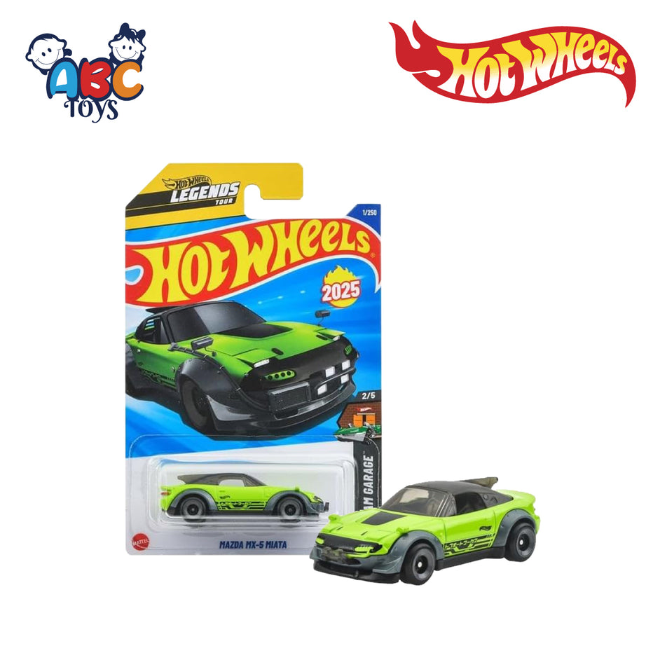 Hot Wheels HYX57 Mazda MX-5 Miata Legends Tour Long Card, Ages 3+