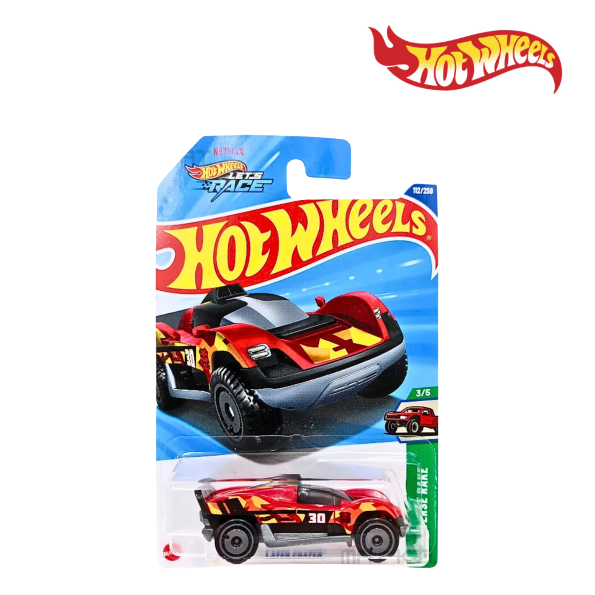 Hot Wheels HYY55 Later Crater Let’s Race Long Card