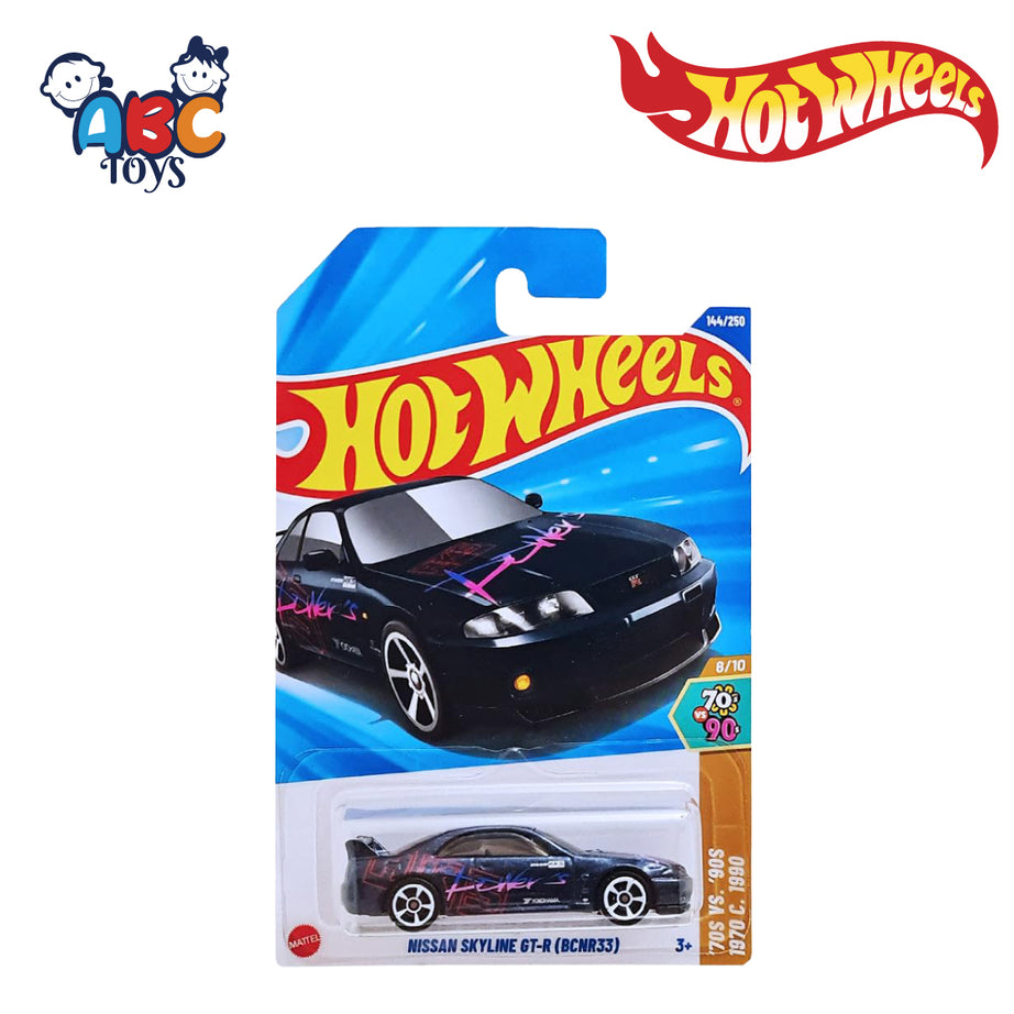 Hot Wheels HYY80 Nissan Skyline GT-R BCNR33 Long Card, Ages 3+