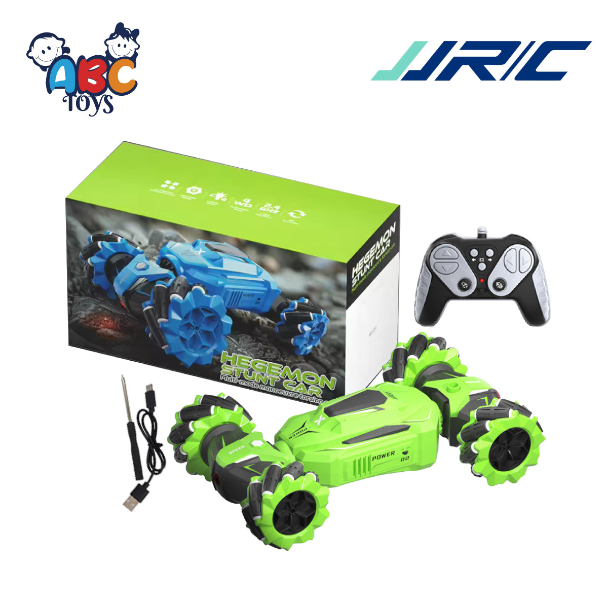 JJRC GB1051 Hegemon 2.4G Stunt RC Car with Light & Music, Ages 8+