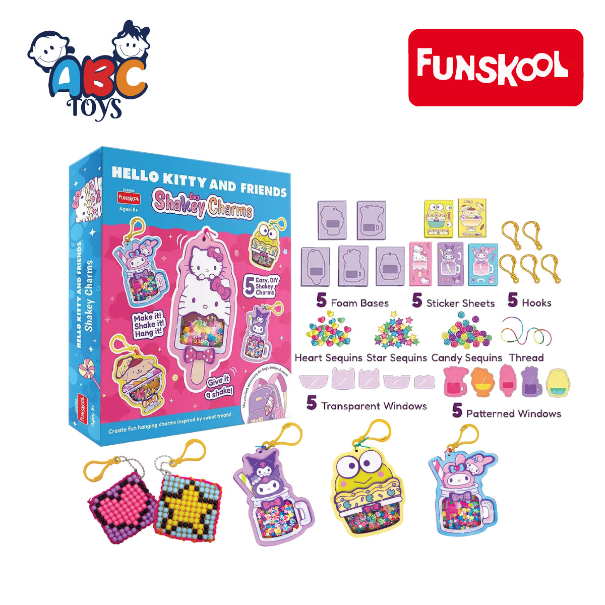 Funskool 9597700 Hello Kitty Shakey Charms, Ages 5+