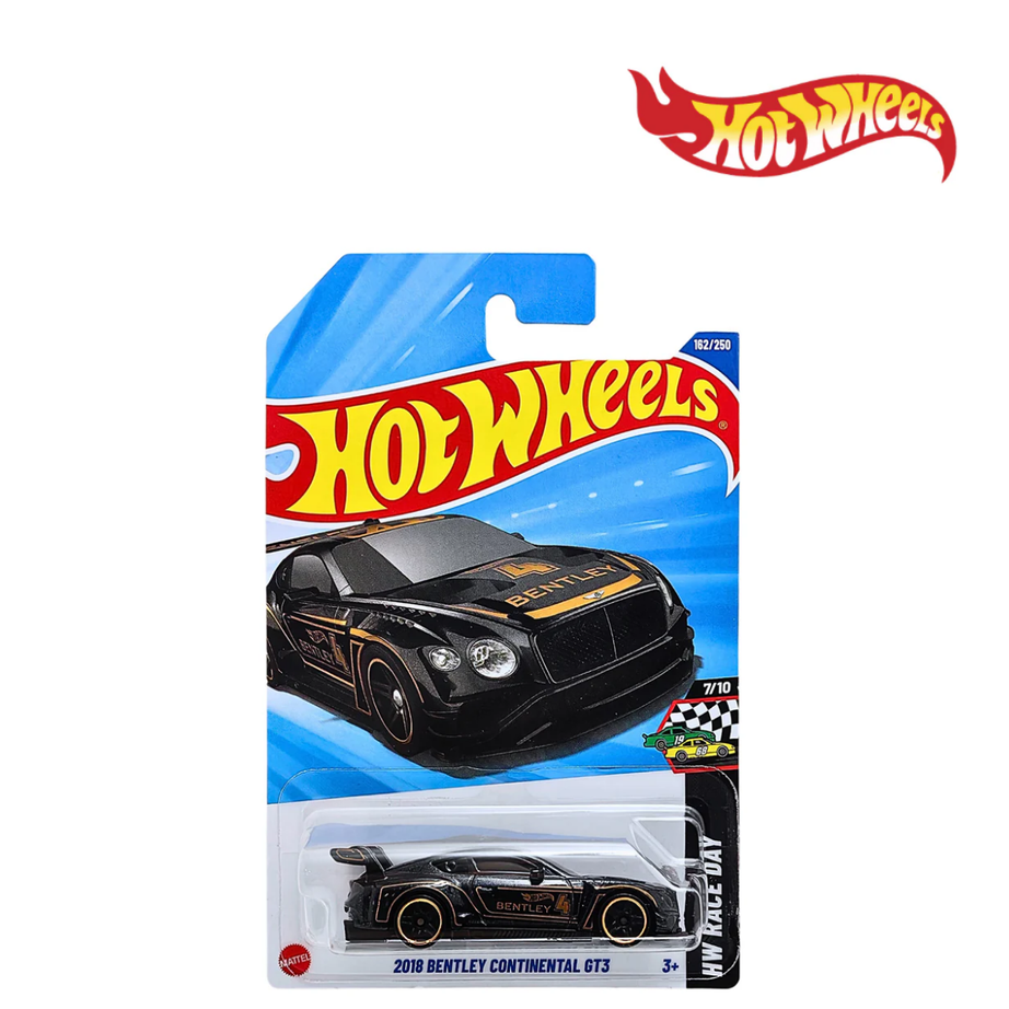 Hot Wheels JBB30 2018 Bentley Continental GT3 Long Card, Ages 3+