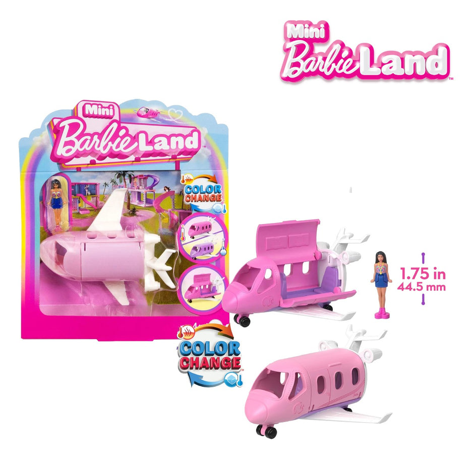 Barbie HYF40 Mini Barbieland Doll & Vehicle Set, Ages 3+ (HYF38)