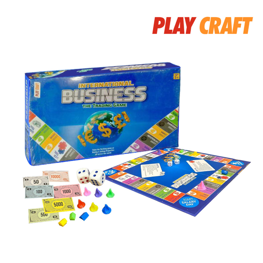 Play Craft International Business Board Game, Ages 5+