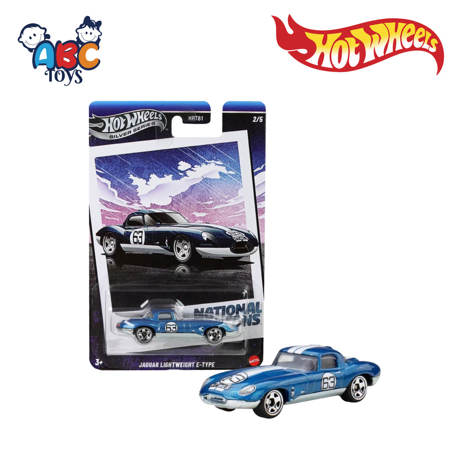 Hot Wheels HRT81 Jaguar Lightweight E-Type  JBY90, Ages 3+