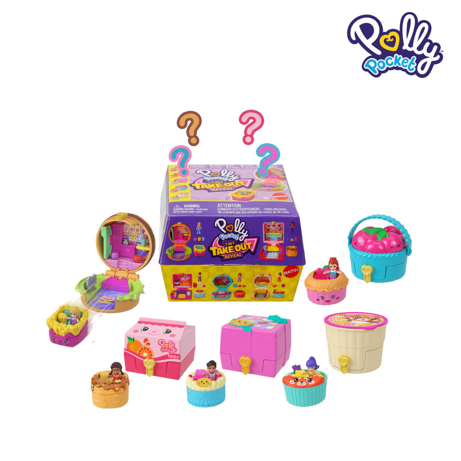 Polly Pocket JCR44 Tiny Take Out Reveal Assortment, Ages 3+