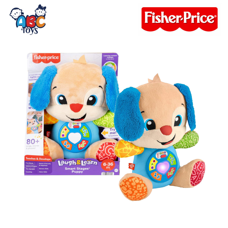 Fisher Price JCT10 Laugh & Learn Smart Stages Sis Blue Plush, Ages 6m-36m