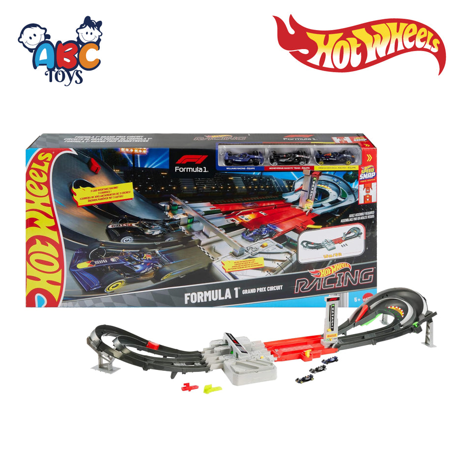 Hot Wheels JDY16 Formula 1 Grand Prix Circuit Track Set , Age 5+