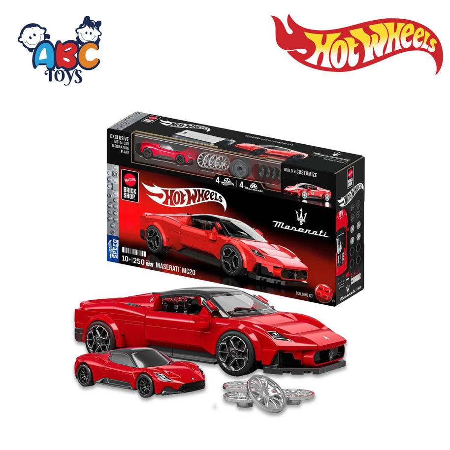 Mattel Brick Shop JFR90 250Pcs Maserati MC20, Age 10+