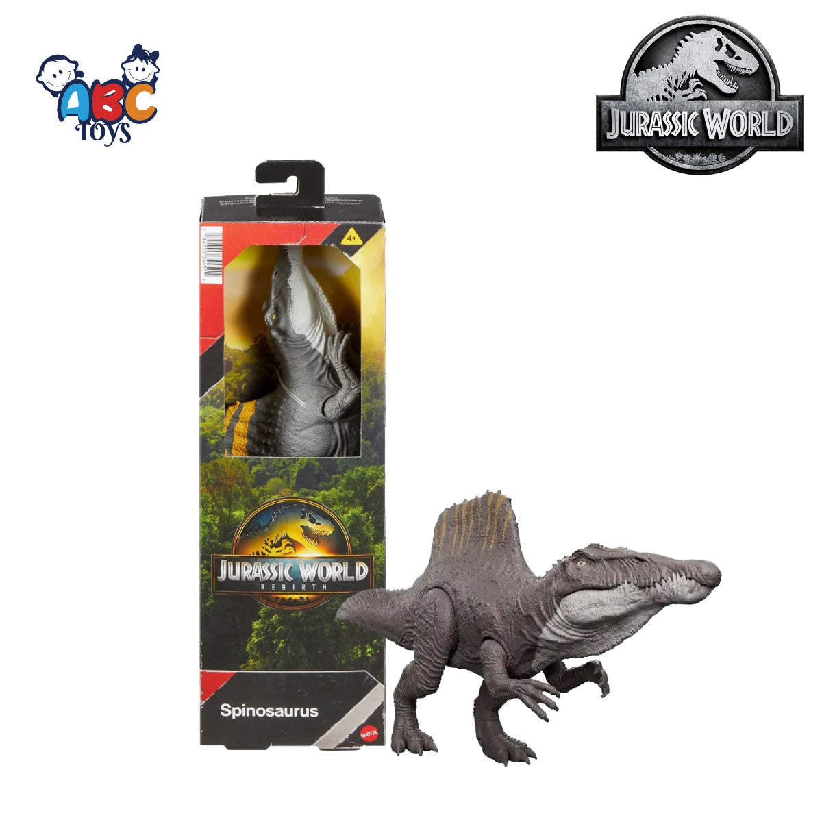 Jurassic World JGC04 Rebirth 12" Dinosaur Figure, Ages 4+
