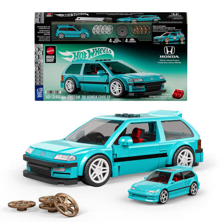 Mattel Brick Shop JHF62 248Pcs Custom '90 Honda, Age 10+