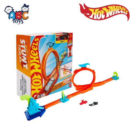 Hot Wheels JHK76 Stunt Trucks S26 Loop Flag Finish,Age 4+