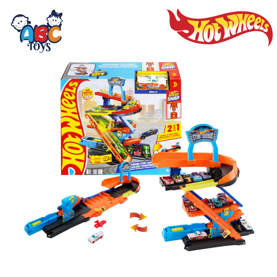 Hot Wheels JHL94 City Transforming Stunt Garage, Age 4+