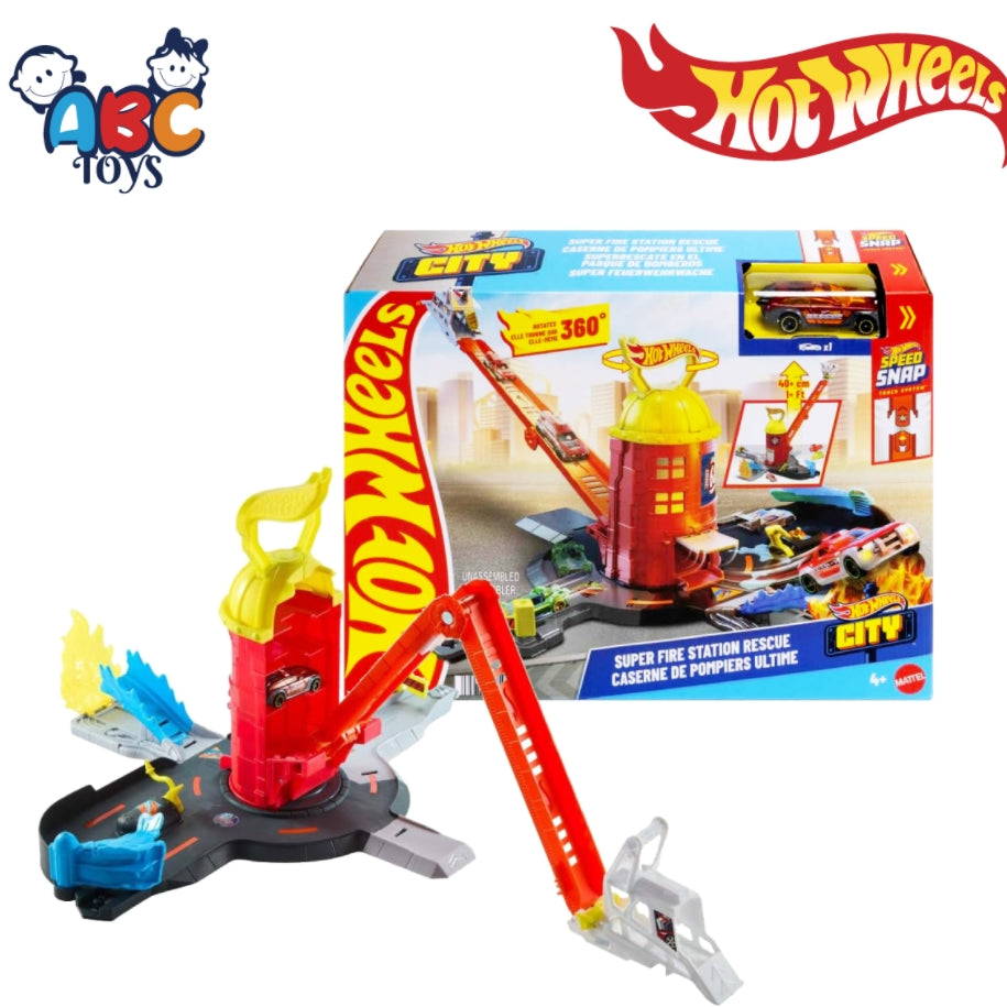 Hot Wheels JHL95 City 360 Super Fire Station, Age 4+