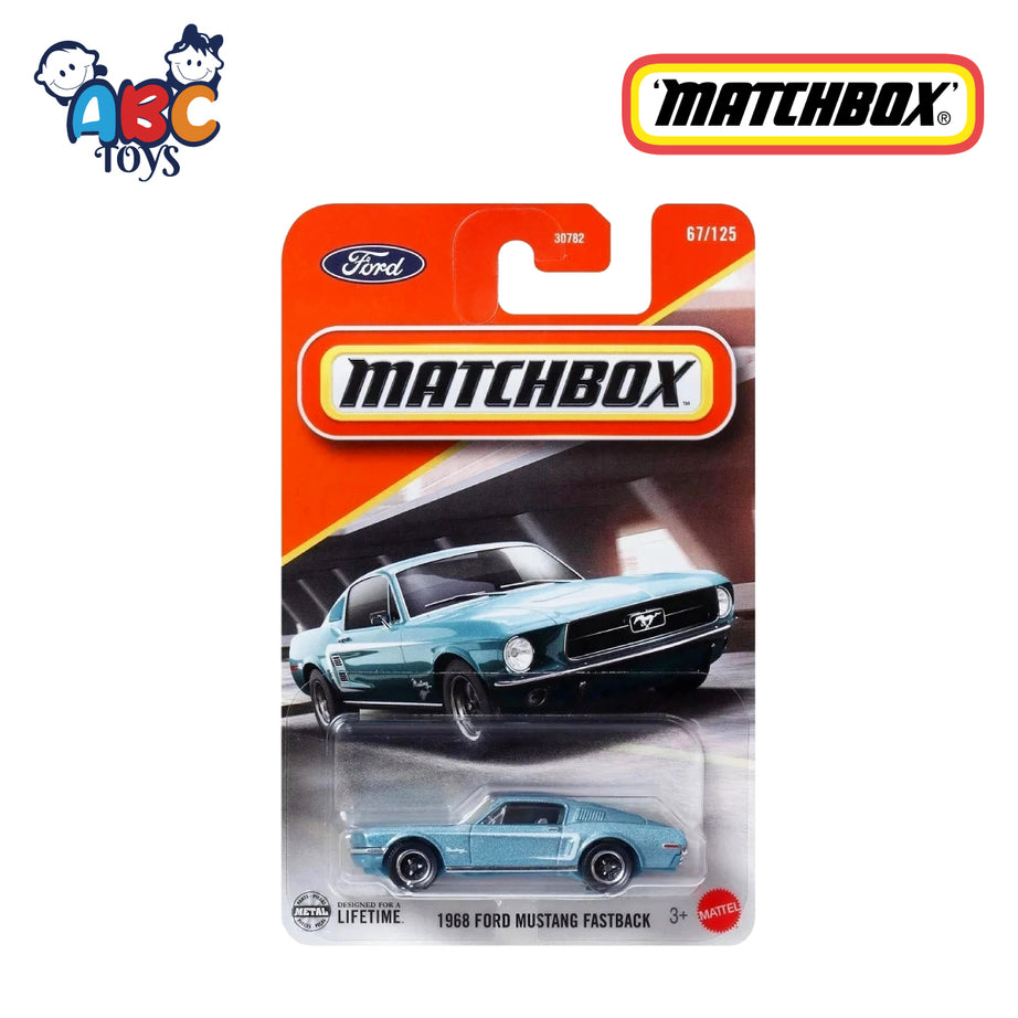 MATCHBOX 30782 (JHM12) 1968 Ford Mustang Fastback, Age 3+