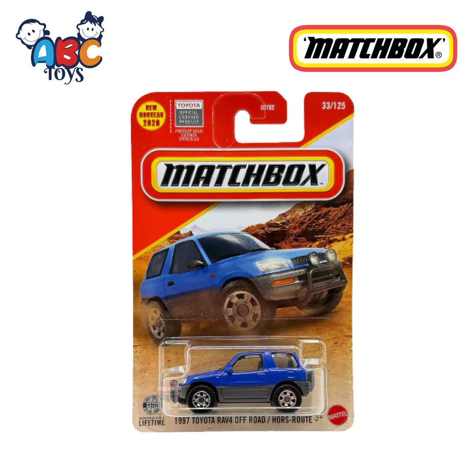 MATCHBOX 30782 (JHM22) 1997 TOYOTA RAV4 OFF ROAD / HORS-ROUTE, Age 3+