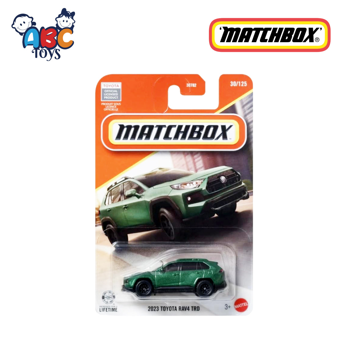 MATCHBOX 30782 (JHM38) 2023 Toyota RAV4 TRD, Age 3+