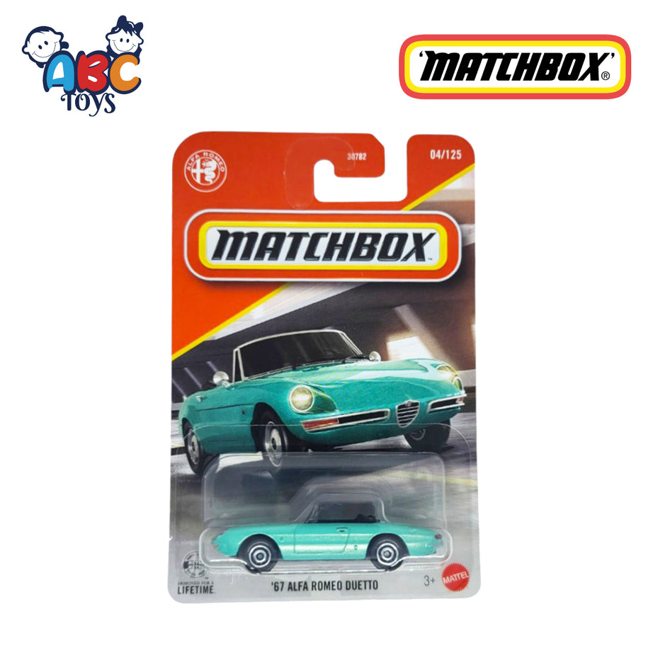 MATCHBOX 30782 (JHM73) '67 ALFA ROMEO DUETTO, Age 3+