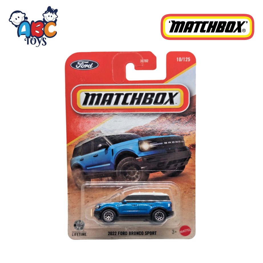 MATCHBOX 30782 (JHM94) 2022 FORD BRONCO SPORT, Age 3+