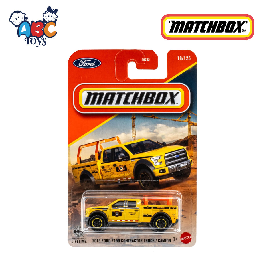 MATCHBOX 30782 (JHN19) 2015 Ford F-150 Contractor Truck / CAMION, Age 3+