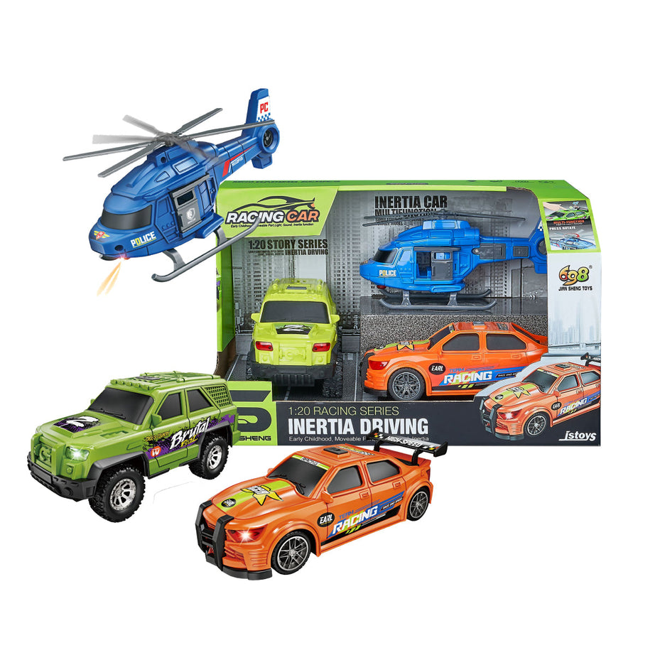 Toybliss JIANSHENG 1:20 Racing Series 3pcs Set (JS200K), Ages 3+