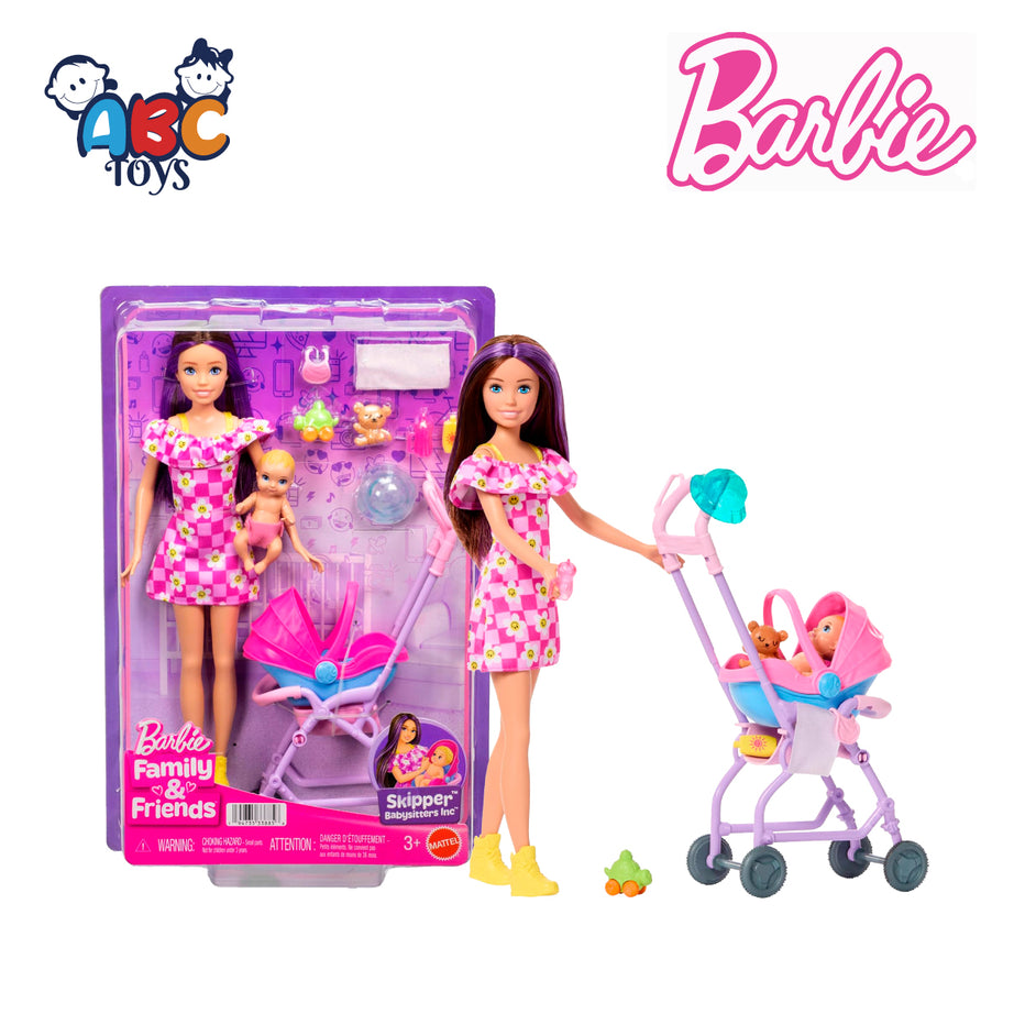 Barbie Friends & Family Skipper Babysitters Playset JJB42 Ages 3+