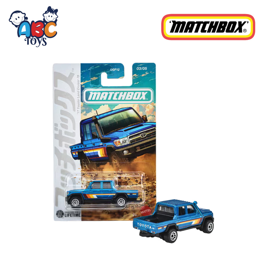 Matchbox GGF12 17 Toyota Land Cruiser 78 JJR67, Ages 3+