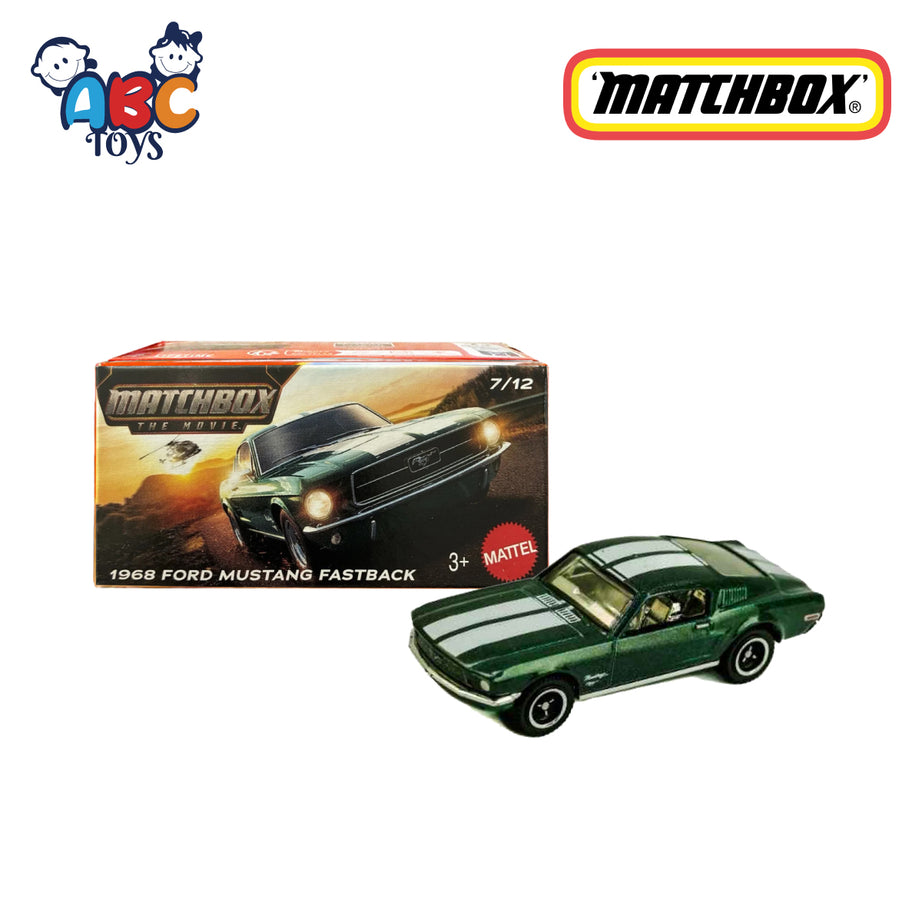 Matchbox DNK70 1968 Ford Mustang Fastback JKK62, Ages 3+