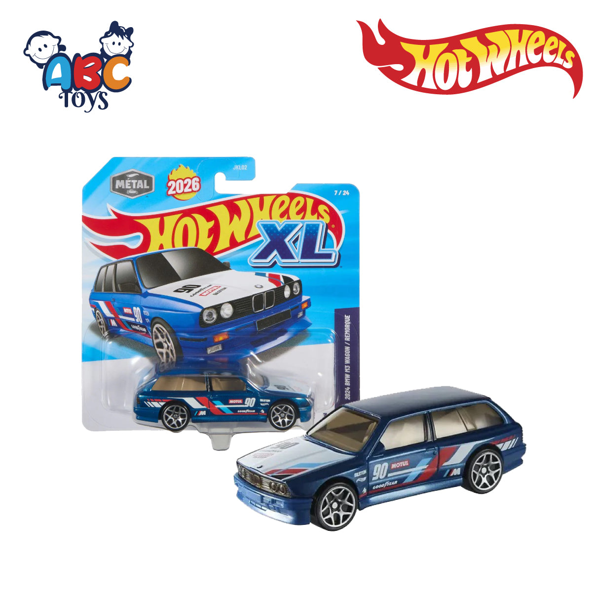 Hot Wheels JKL02 XL 1:43 Scale Die-Cast Vehicle Asst, Age 3+