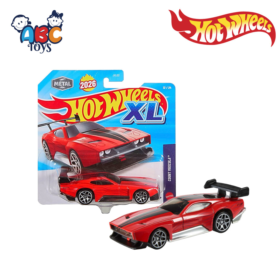 Hot Wheels JKL02 XL 1:43 Scale Die-Cast Vehicle Asst, Age 3+