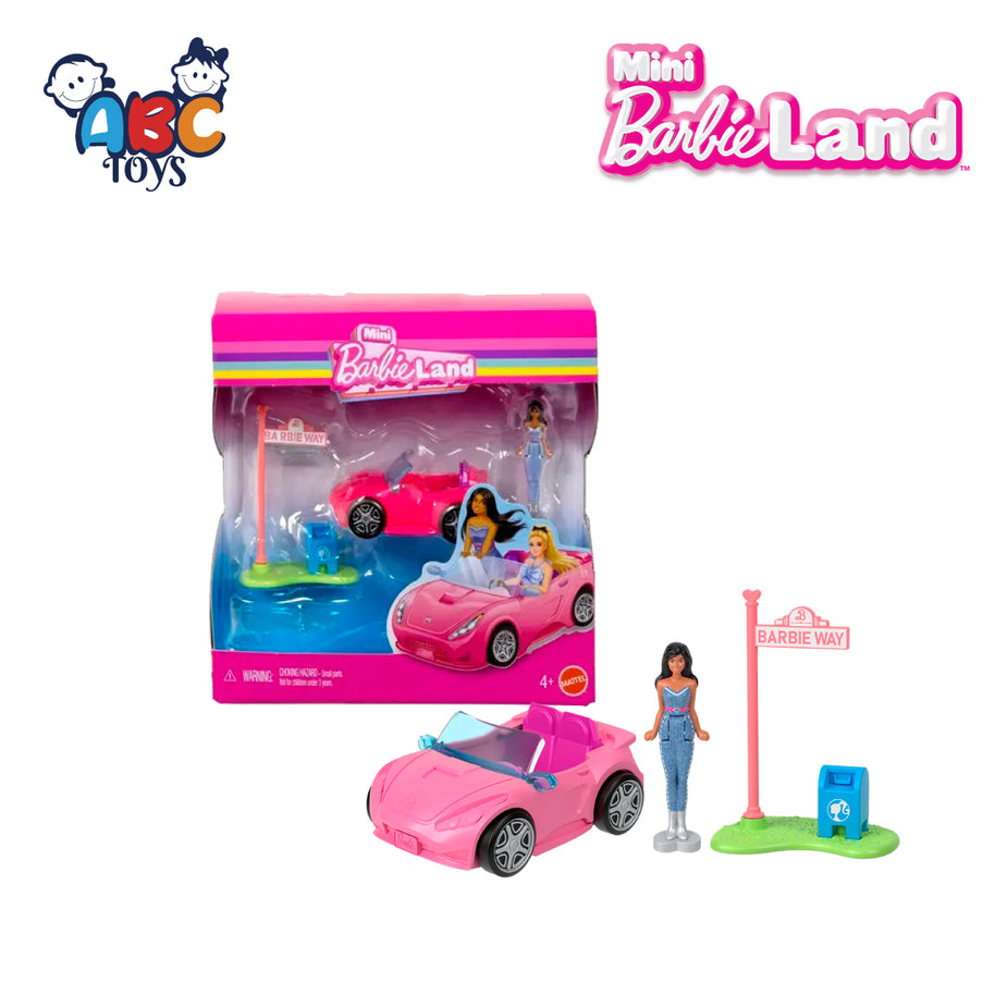 Barbie JLG67 Mini Barbie Land Doll & Move Theater, Age 4+