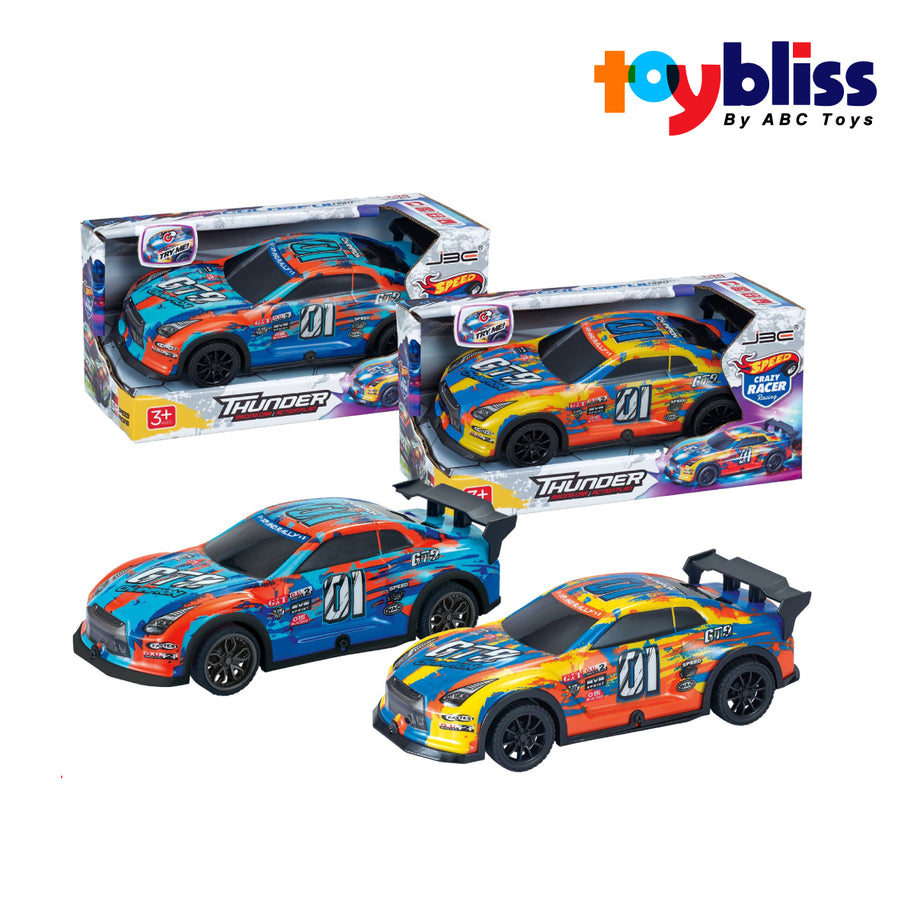 JBC Thunder Racing Car (JU688-23), Age 3+