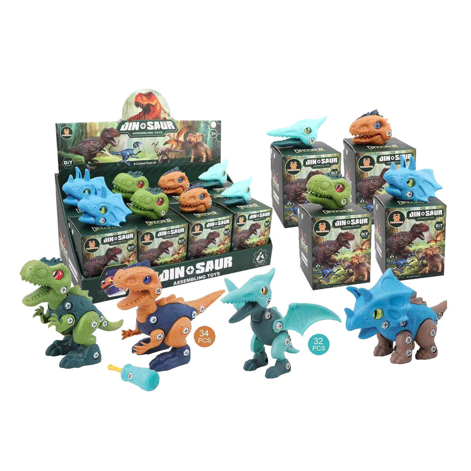 Toybliss JUDALONG Dinosaurs Assembling DIY Asst. (6603-9), Ages 3+
