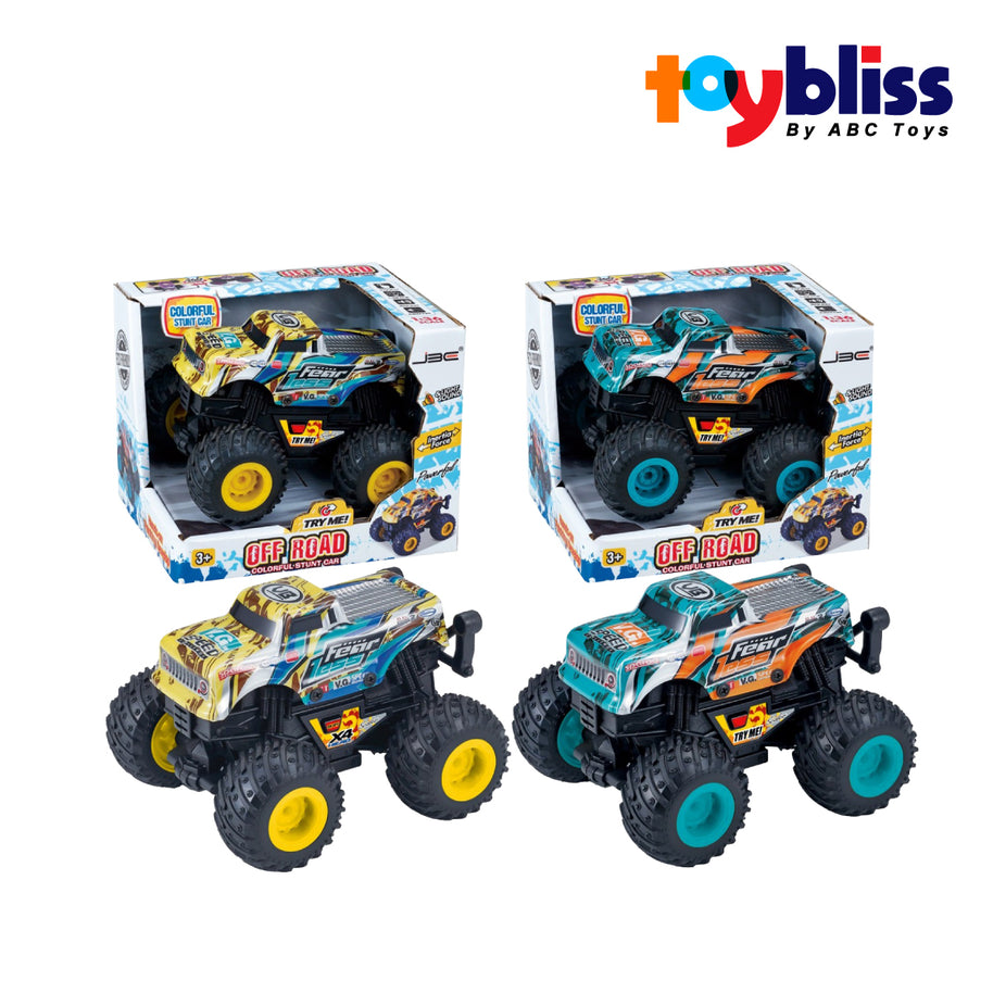 Toybliss JBE 1:16 Scale Monster Car with Lights & Sounds (JU688-7), Ages 3+