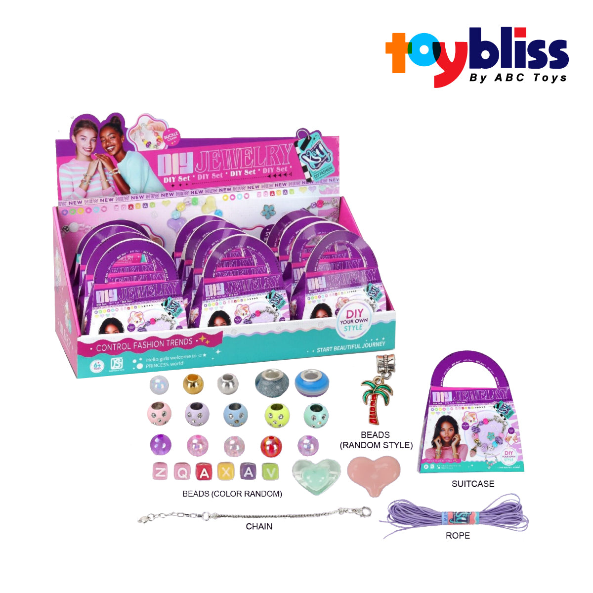 Toybliss KAISIYUAN DIY Jewelry set (KSY978), Ages 6+
