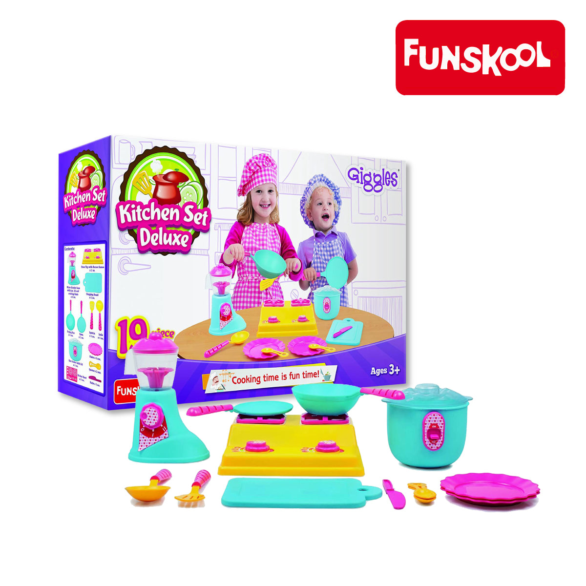Funskool Kitchen Set Deluxe (Damaged Box)
