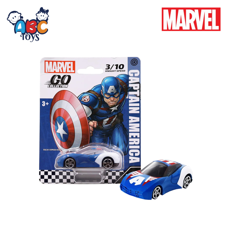 HASBRO SPKSE0001 (KSCA1) Marvel Avengers Knight Speed Battle SUV Go Collection Captain America, Age 3+