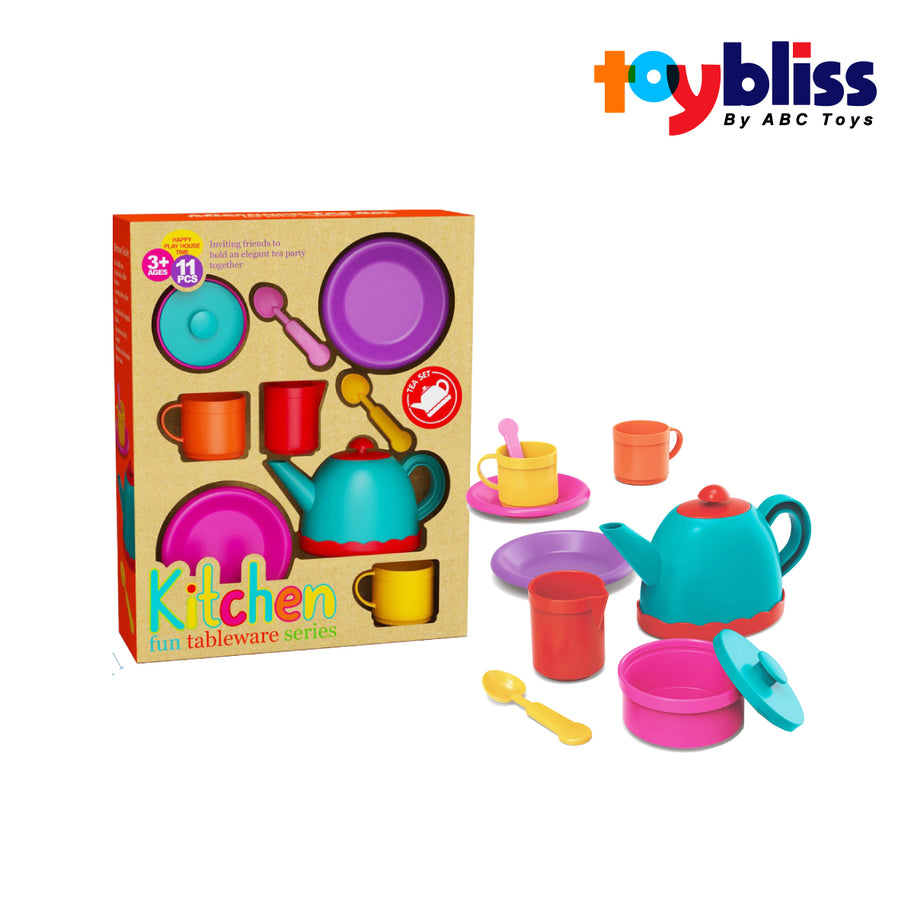 Toybliss Fun Tea Party 11pcs Set (XG1-22D), Ages 3+