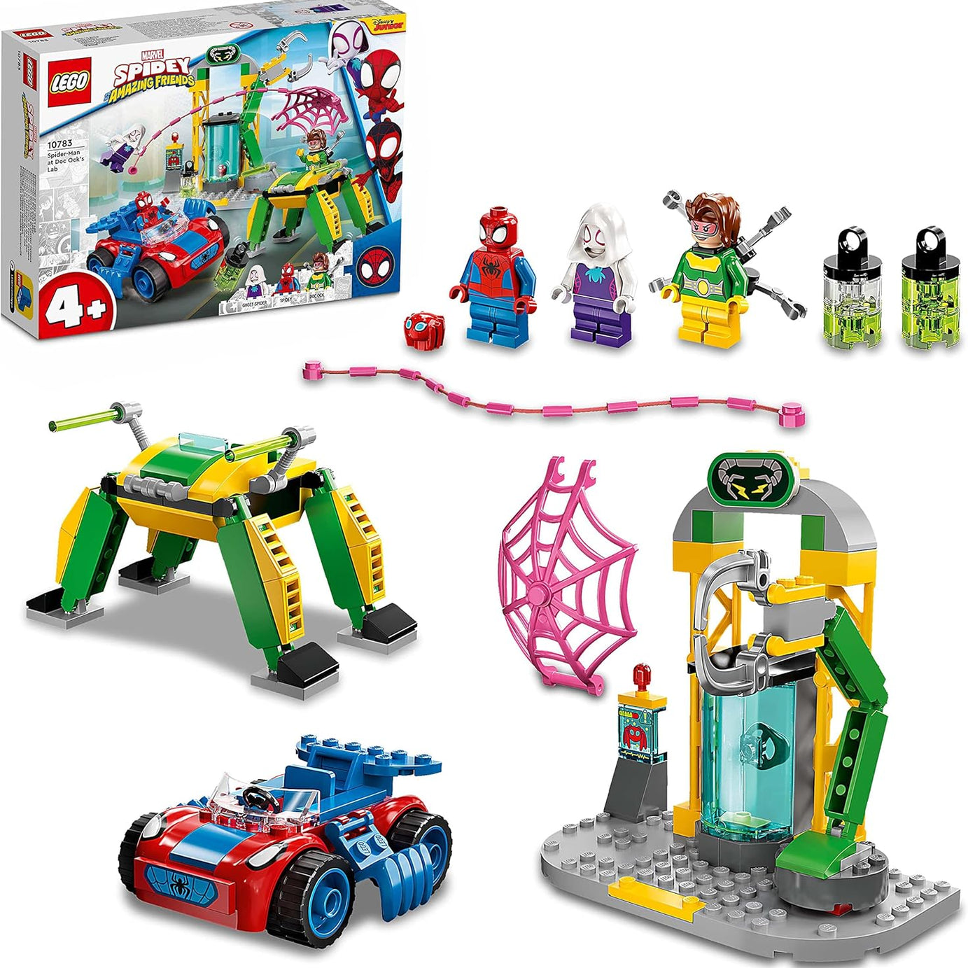 Lego 10783 Spider-Man At Doc Ock'S Lab V29, Ages 4+